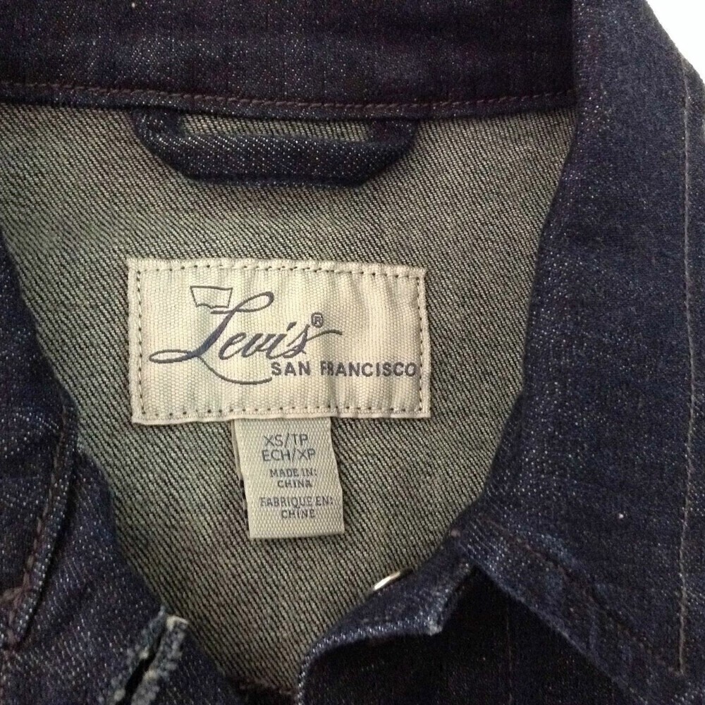 Levi's Trucker Jacket Women's XS Blue Denim Classic - Picture 4 of 4